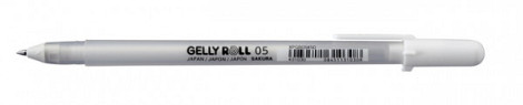 Gelschrijver Sakura Gelly Roll Basic 05 0.3mm wit