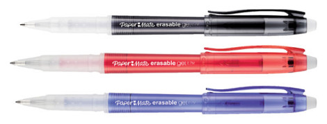 Gelschrijver Paper Mate Inkjoy Erasable rood