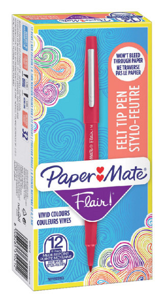 Fineliner Paper Mate Flair Original medium rood