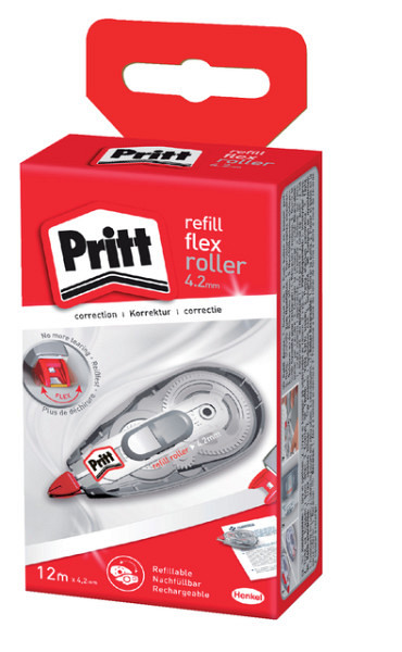 Correctieroller Pritt 4.2mmx12m flex navulbaar