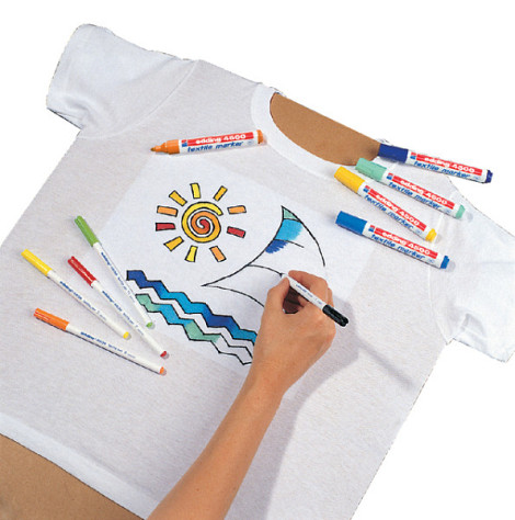 Textielmarker edding 4500 rond 2-3mm zwart