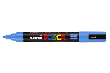 Verfstift Posca PC5M medium hemelsblauw