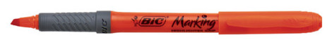 Markeerstift Bic brite liner grip oranje