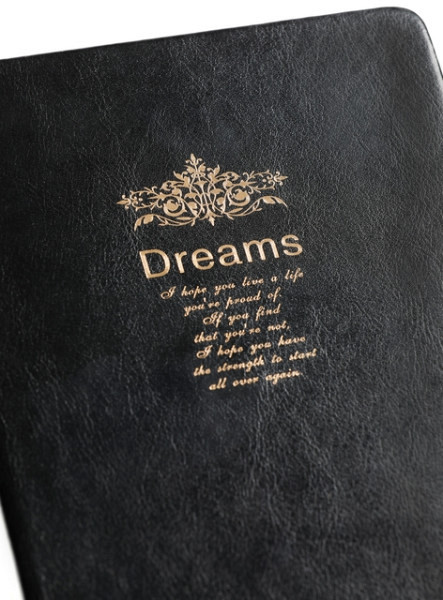 Notitieboek Kalpa Dreams 214x145x40mm blanco zwart