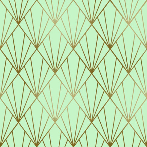 Cadeaupapier 30cm dessin ZP37 Mint Gatsby