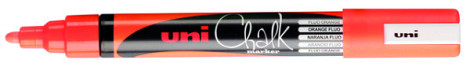 Krijtstift Uni-ball chalk rond 1.8-2.5mm fluor oranje