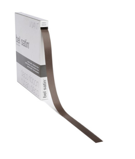 Satijnlint Bel Satin 15mm x 100 meter dark rose