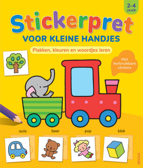 Stickerboek Deltas Stickerpret voor kleine handjes 2-4 jaar
