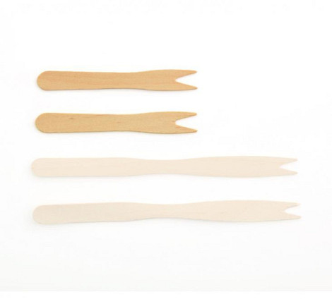Frietvorkje hout 80mm 2000 stuks