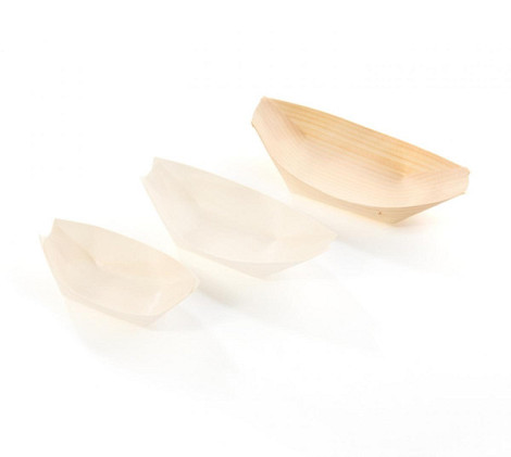 Biodore® houten bootje 115x70mm 100 stuks