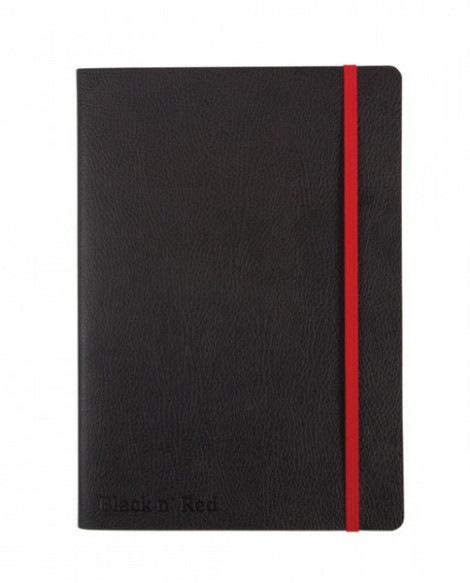 Notitieboek Oxford Black n' Red A5 business journal 72vel lijn