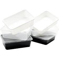 Bakje rh microw - freeze 500cc zwart 500 stuks