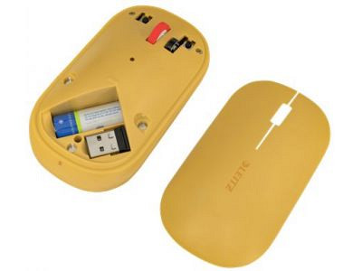 Draadloze Muis Leitz Cosy muis warm geel