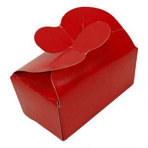 Vlinderballotins rood 2 bonbons 50 stuks