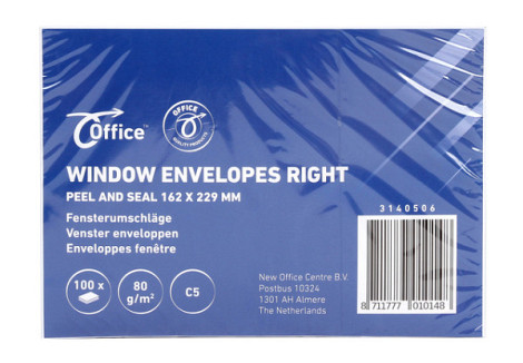 Envelop office 162x229-c5 zk vr 80gr