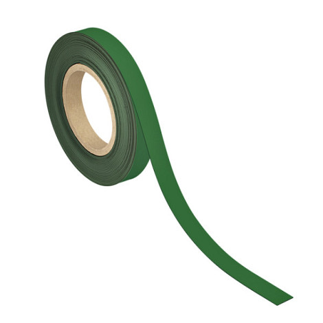 Magneetband MAUL beschrijf- wisbaar 10mx20mmx1mm groen