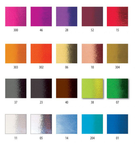 Metallic/Miroir krullint 10mm x 250 yards paars 28