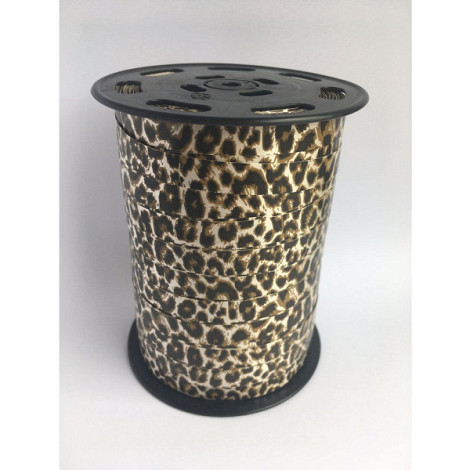 Krullint dierenprint 10mm x 225 meter Jaguar