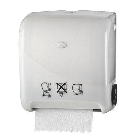 Euro Matic Handdoekrol automaat Pearl White
