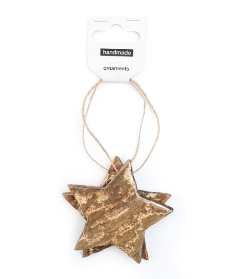 Tag Sterro 8x8.4cm goud 2 stuks