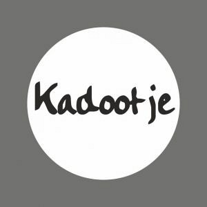 Etiket / Sticker wit-zwart 'Kadootje' 500 stuks