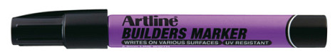 Viltstift Artline Professional builders zwart