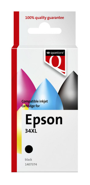 Inktcartridge Quantore alternatief tbv Epson 34XL zwart