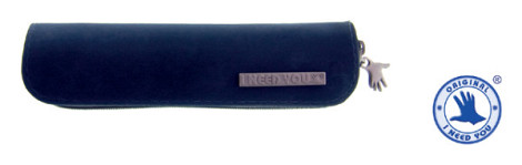 Leesbril I Need You +1.00 dpt Zipper blauw