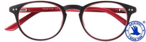 Leesbril I Need You +3.00 dpt Dokter New grijs-rood