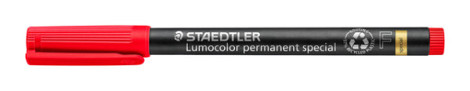 Viltstift Staedtler Lumocolor 319 special permanent F rood
