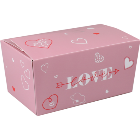 Ballotins 375 gram LOVLY love and hearts 50 stuks