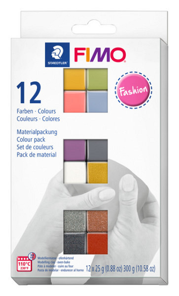 Klei Fimo soft colour pak à 12 mode kleuren