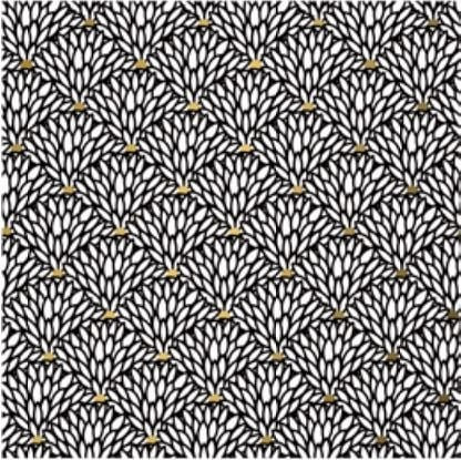 Cadeaupapier 30cm dessin 520 Royal Duo Margrieten 200 meter