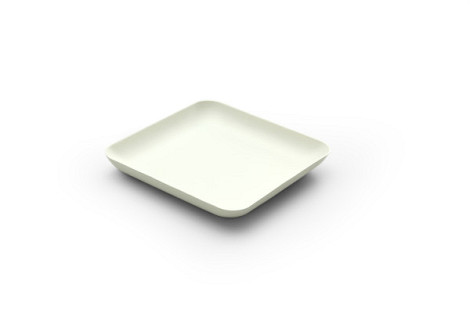 Bagastro bord vierkant 120 x 120 x h15 mm krimp à 40 stuks