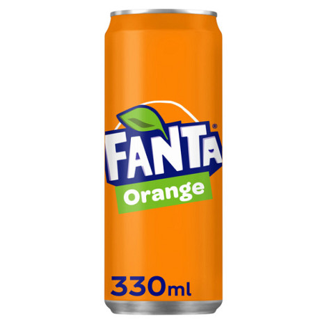 Frisdrank Fanta orange blik 330ml