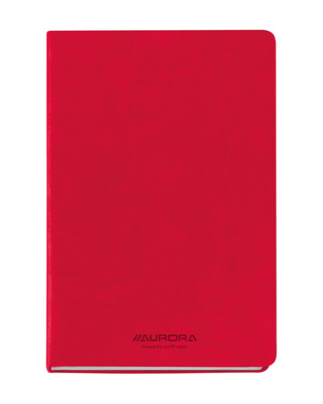 Notitieboek Aurora Capri A5 192blz lijn 80gr rood