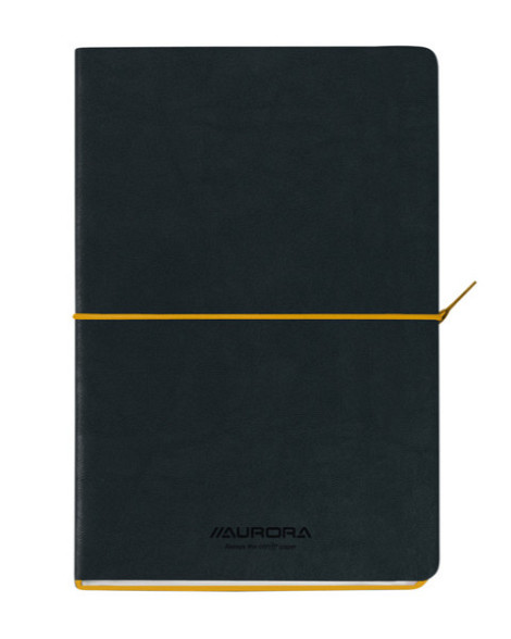 Notitieboek Aurora Tesoro A5 192blz lijn 80gr geel
