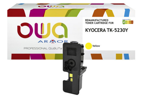 Toner OWA alternatief tbv Kyocera TK-5230Y geel
