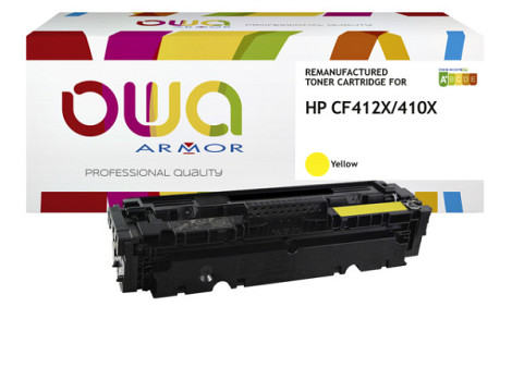 Tonercartridge OWA alternatief tbv HP CF412X geel