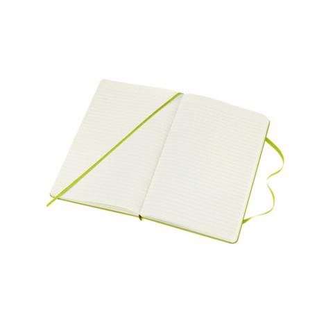 Notitieboek Moleskine large 130x210mm lijn hard cover lemon green