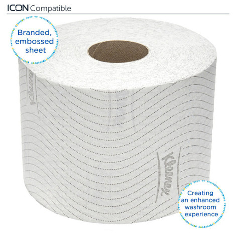 Toiletpapier Kleenex 2-laags 600vel wit 8441