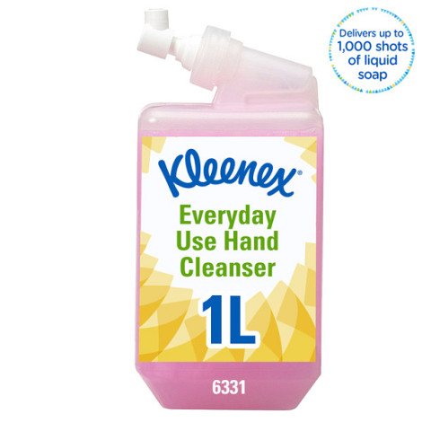 Handzeep Kleenex dagelijk gebruik roze 1 liter 6331