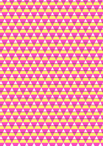 Cadeaupapier 50cm K601931/6-50 triangle square yellow