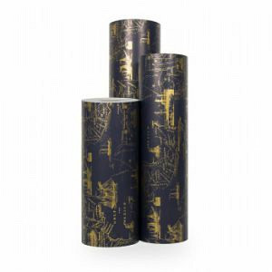 Cadeaupapier 50cm dessin 3034 boten / oceaan 200 meter