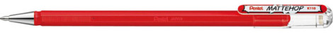 Gelschrijver Pentel K110 Mattehop medium rood