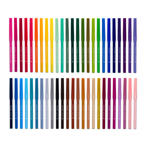 Viltstift Bruynzeel set á 50 kleuren