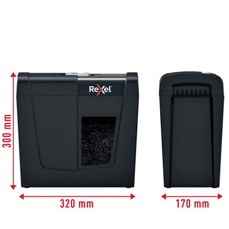 Papiervernietiger Rexel Secure X6 snippers 4x40mm