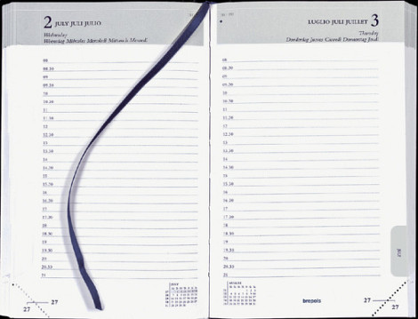 Brepols Optivision XL agenda, Nature, Franstalig, assorti, 2025
