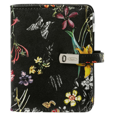 Organizer Kalpa Pocket inclusief agenda 2026-2027 7dagen/2pagina's bloemenzee zwart