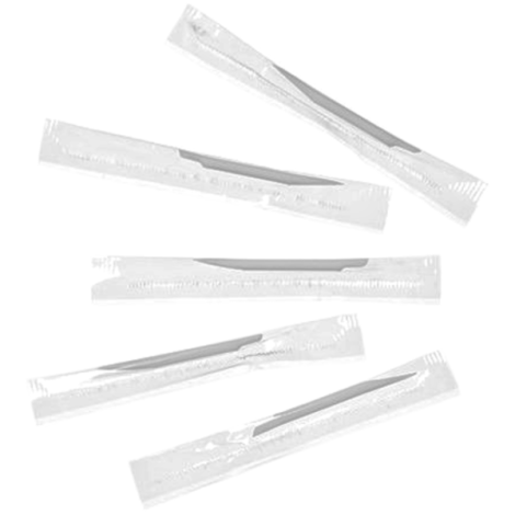 tandenstoker PP per stuk verpakt 50mm 1000 stuks
